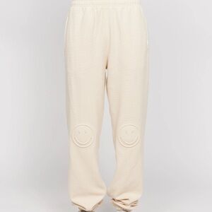Samii Ryan Smiley Women's Beige/cream Thermal Jogger Pants XLarge xl